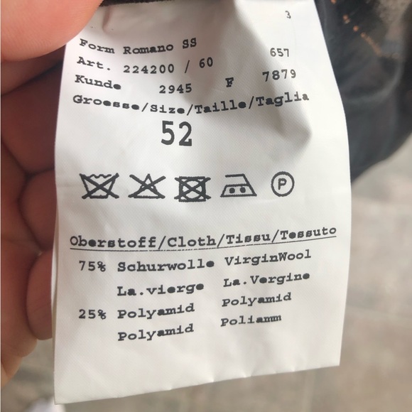 ATELIER TORIN Italian Vintage Virgin Wool Blazer - Picture 3 of 5